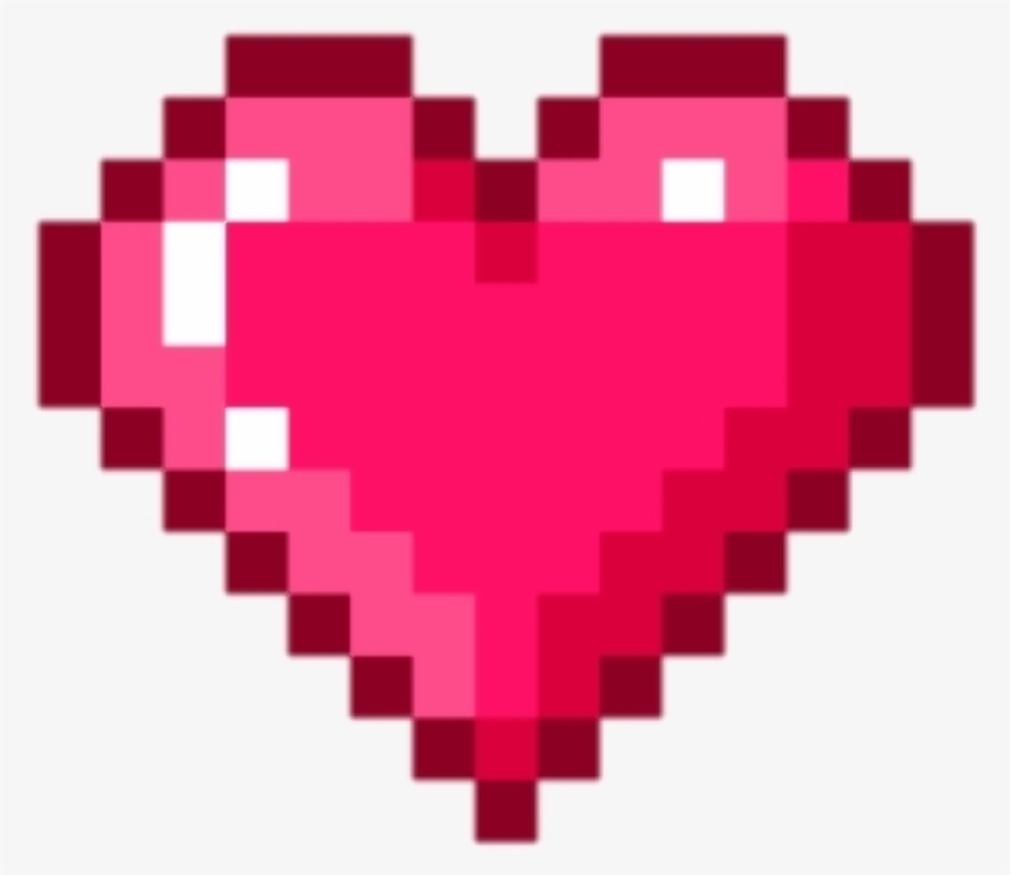 transparent hearts pixel