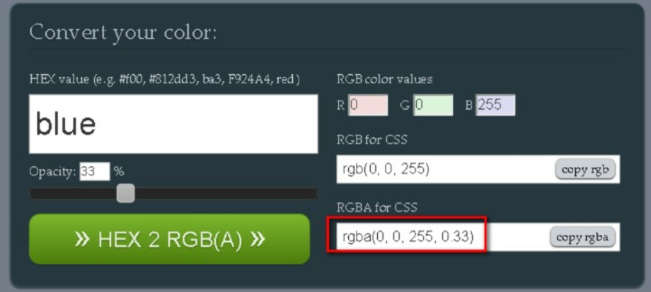 Download High Quality Transparent Color Code Rgba Transparent PNG 