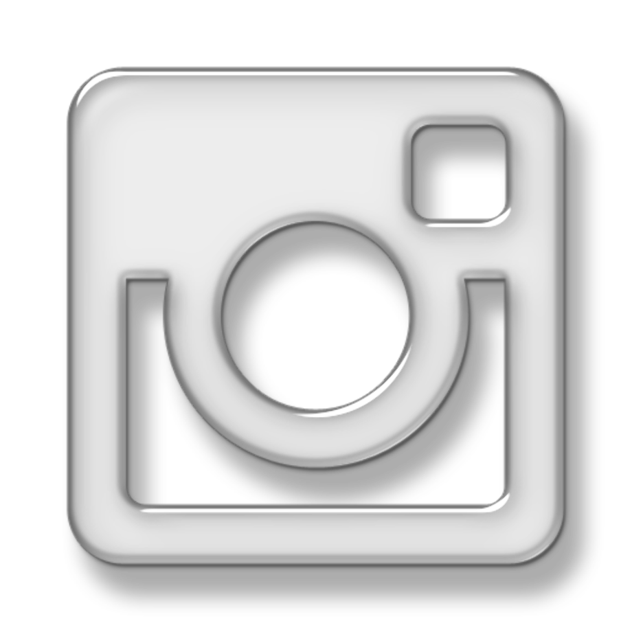 instagram logo white clear