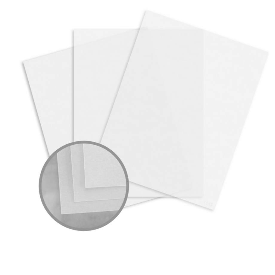 transparent paper clear