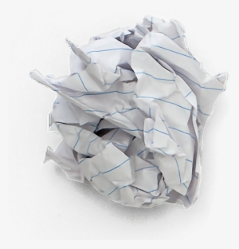 paper clipart crumpled