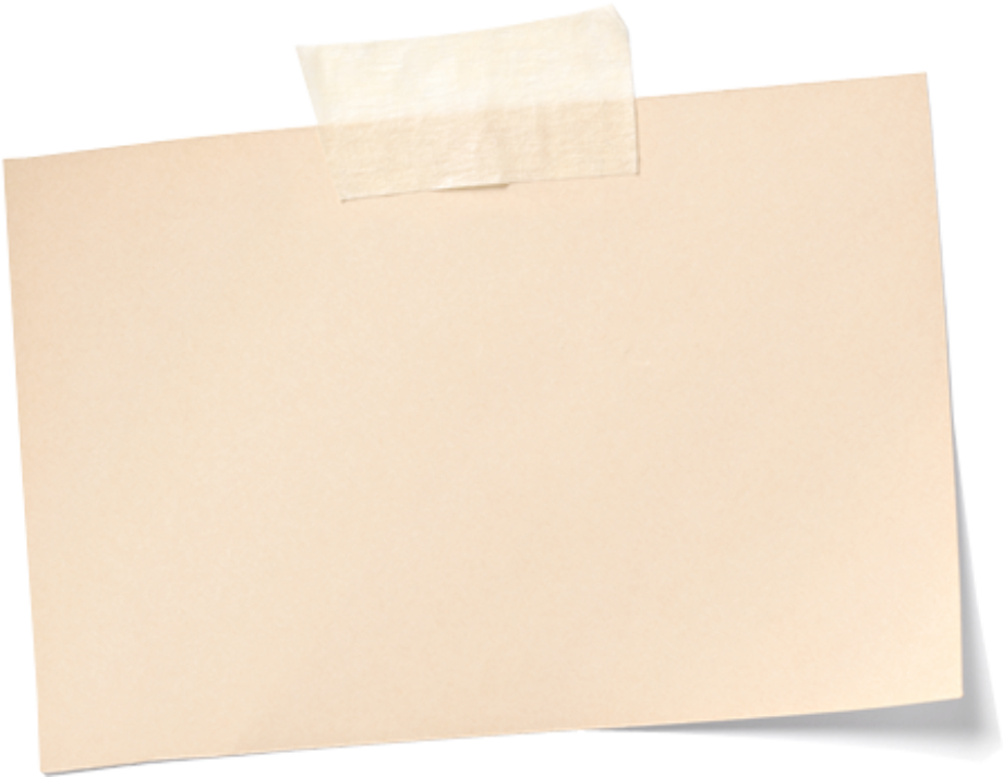 Бумага на скотче. Прикрепленный лист бумаги. Бумажка на скотче. Лист бумаги на скотче.