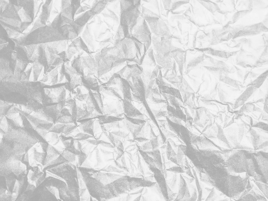 transparent paper crumpled