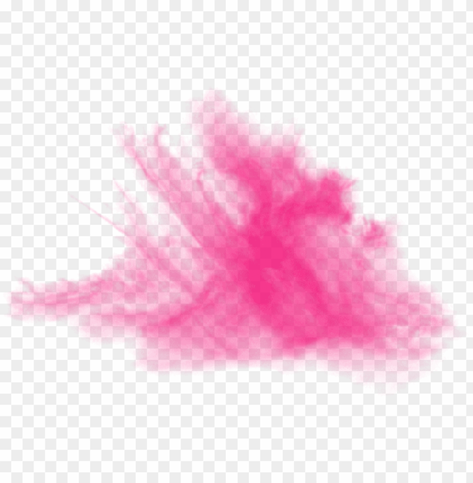 smoke transparent pink