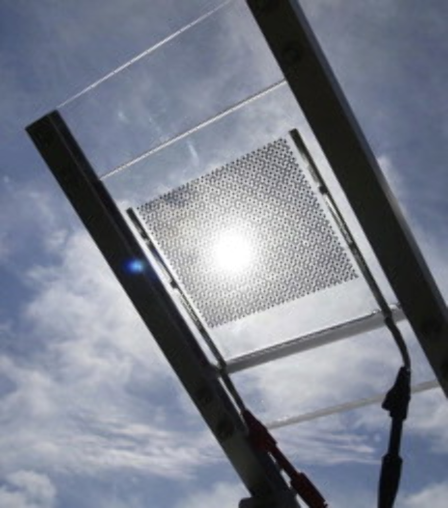 transparent solar panels greenhouse