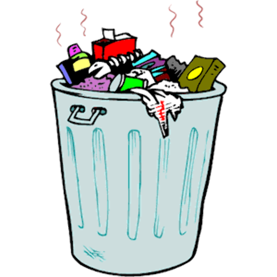 trash clipart garbage can