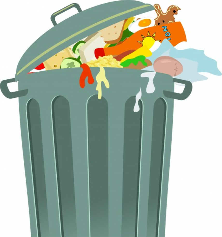trash clipart overflowing