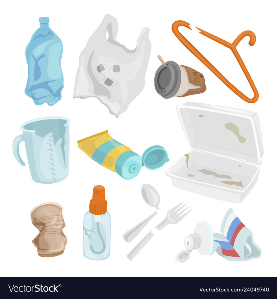 trash clipart plastic