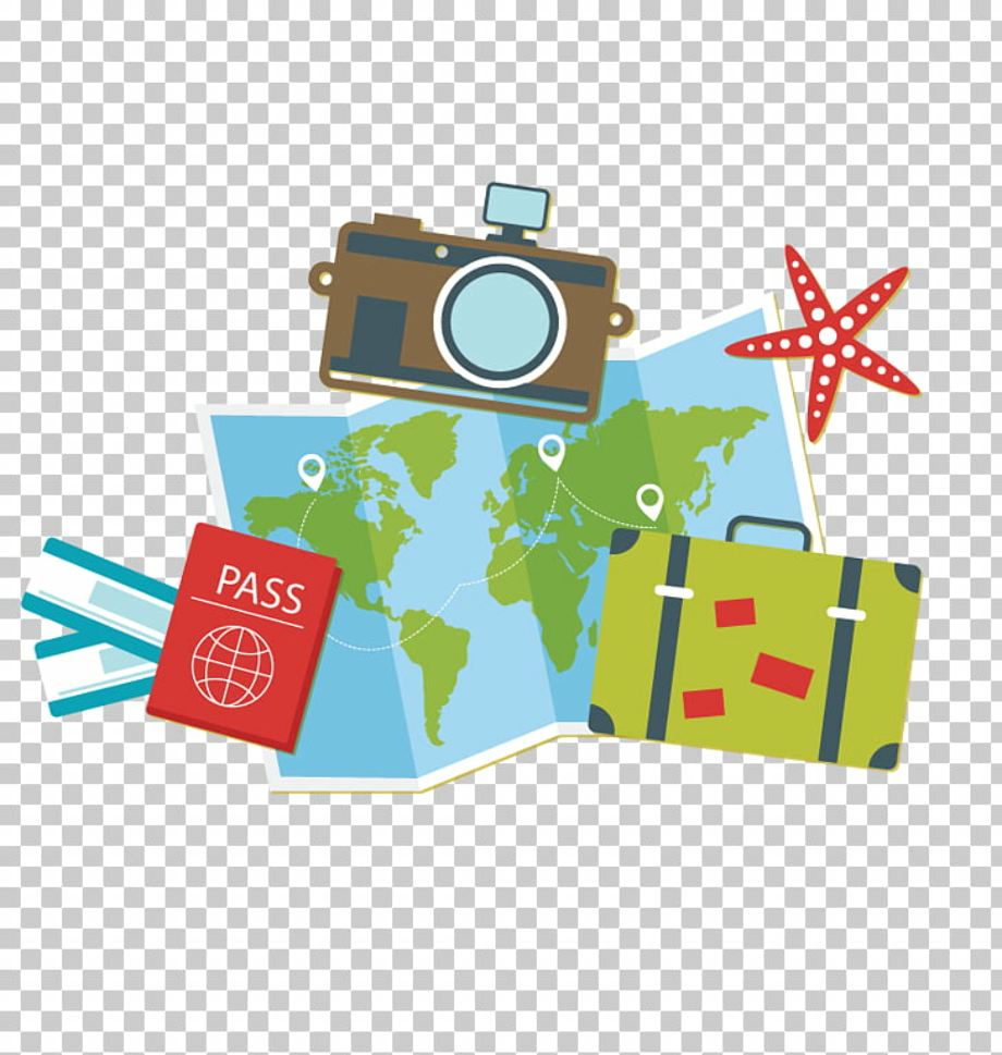 travel map clipart