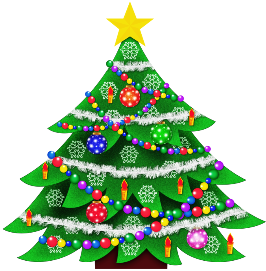 christmas tree clipart animated