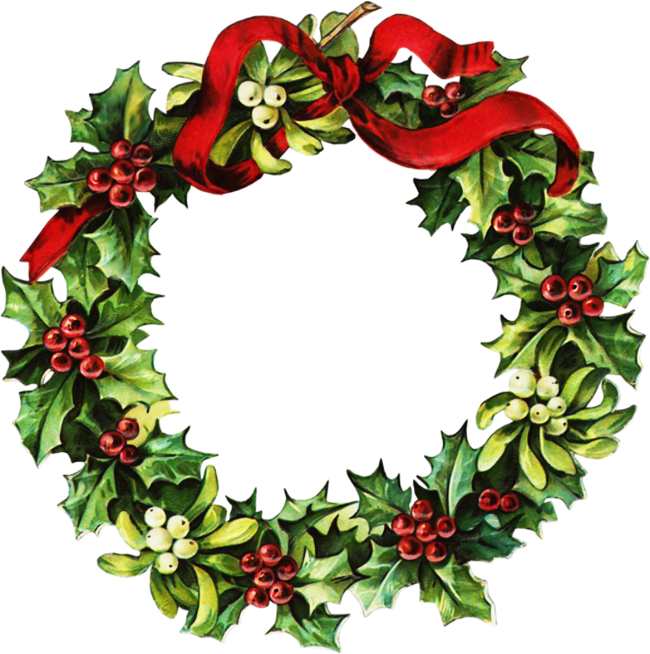 clipart christmas wreath
