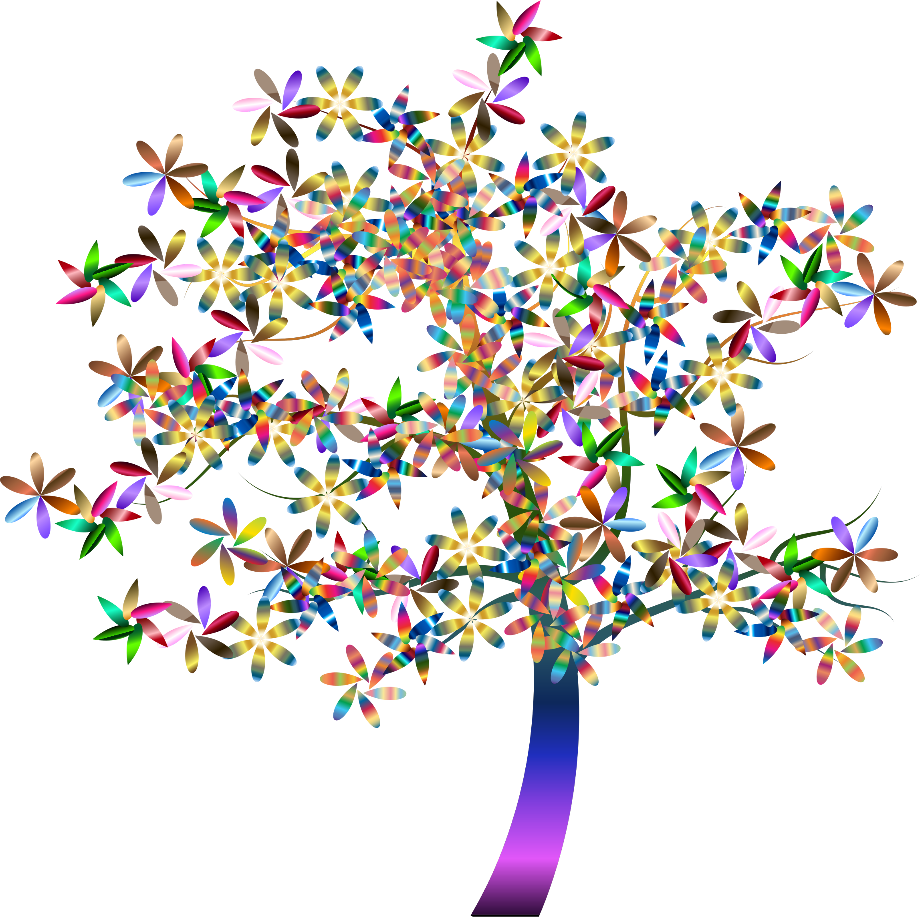 Tree clipart floral