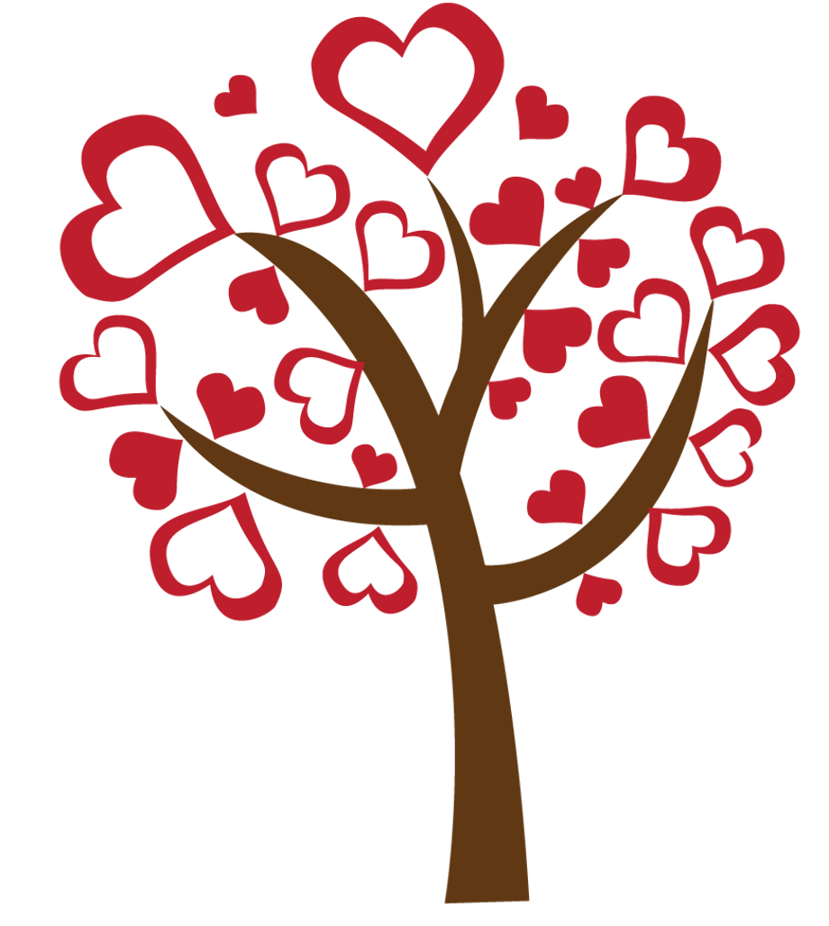 love clipart tree