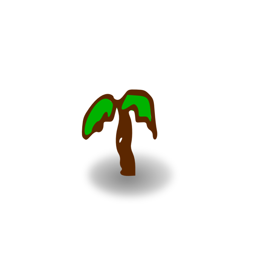 palm tree clipart small