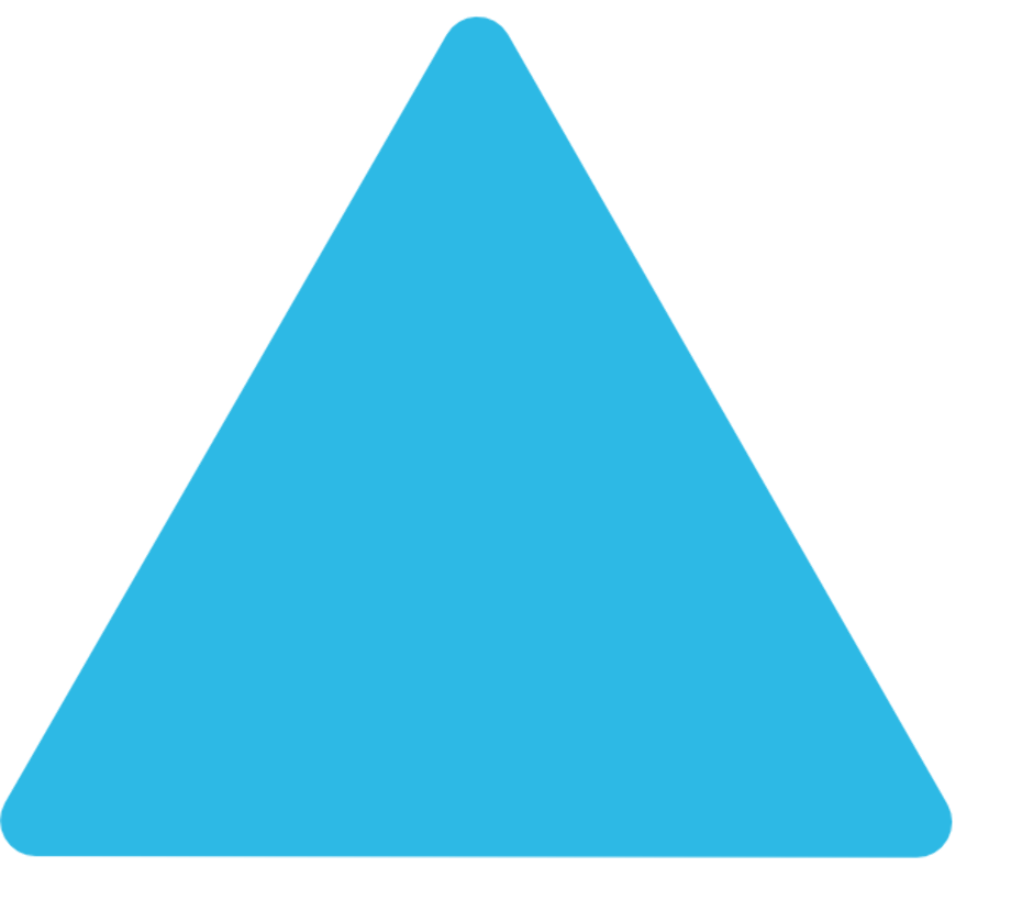 Blue Triangle Clip Art