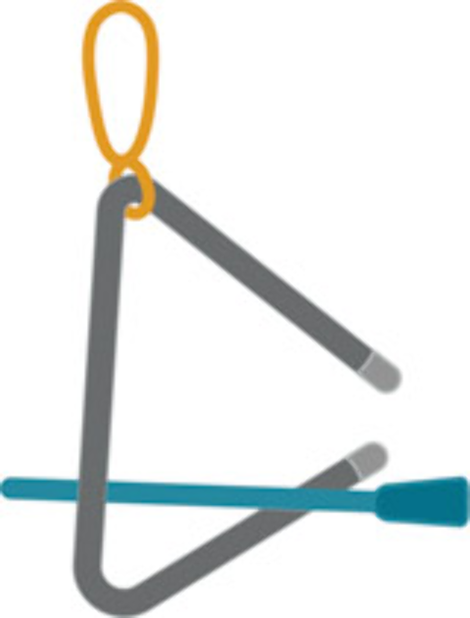 triangle clipart instrument