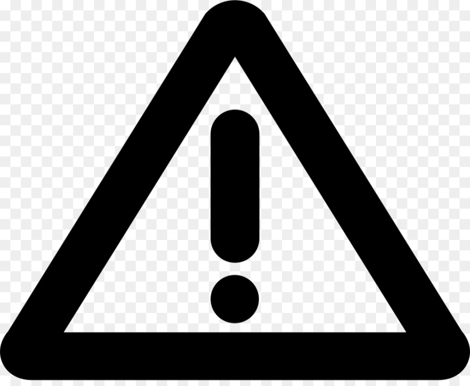 triangle clipart warning