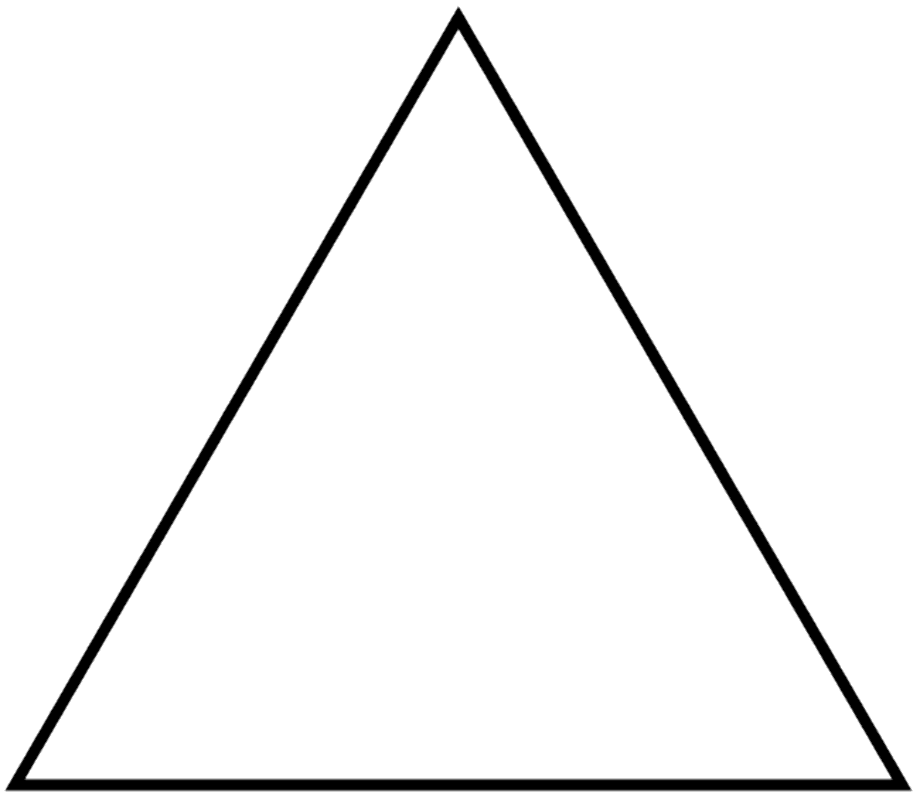 triangle clipart