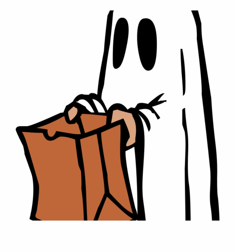 trick or treat clipart ghost