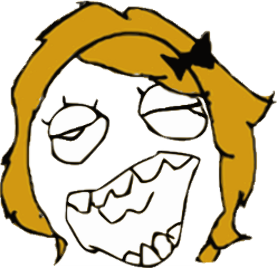 Download High Quality Troll Face Transparent Female Transparent Png