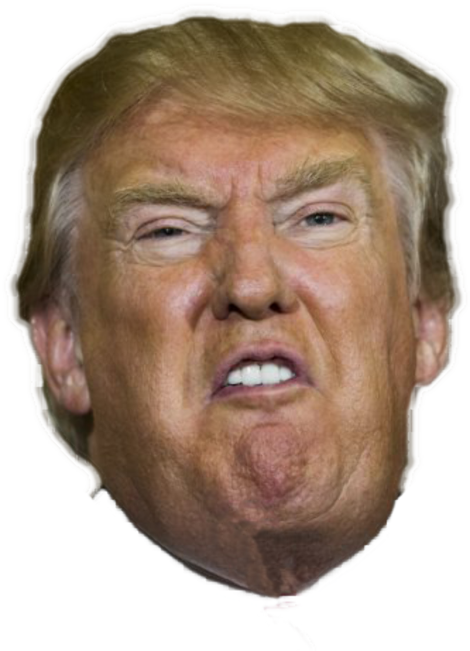 Download High Quality trump face clipart surprised Transparent PNG