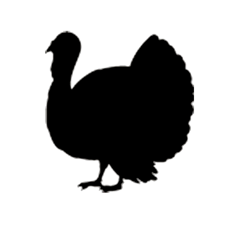 Download High Quality turkey clipart black Transparent PNG Images - Art