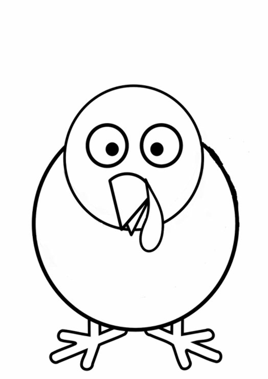 Download High Quality Turkey Clipart Black And White Body Transparent 