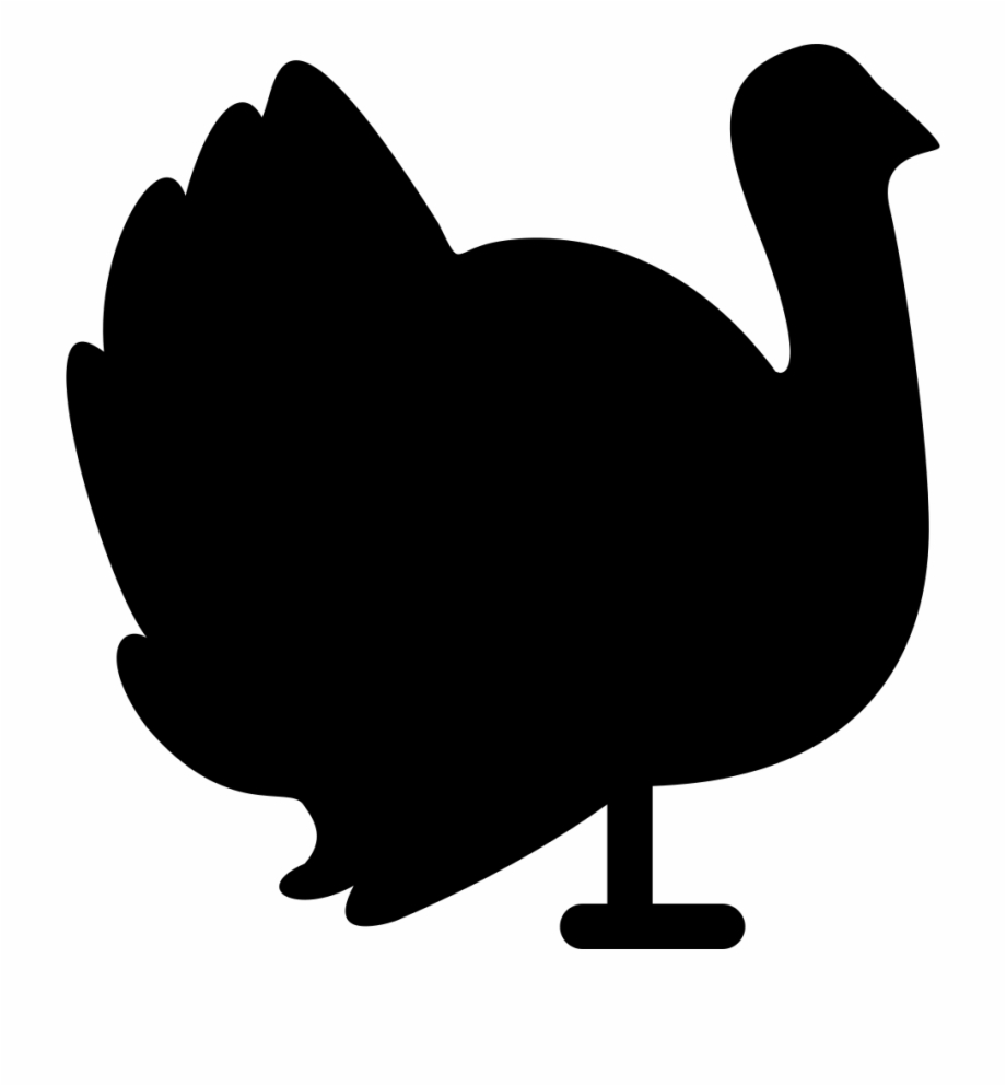 turkey clipart silhouette