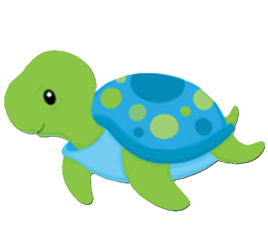turtle clipart blue