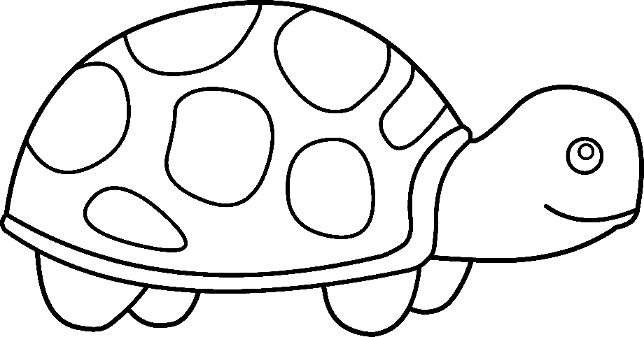 turtle clipart black