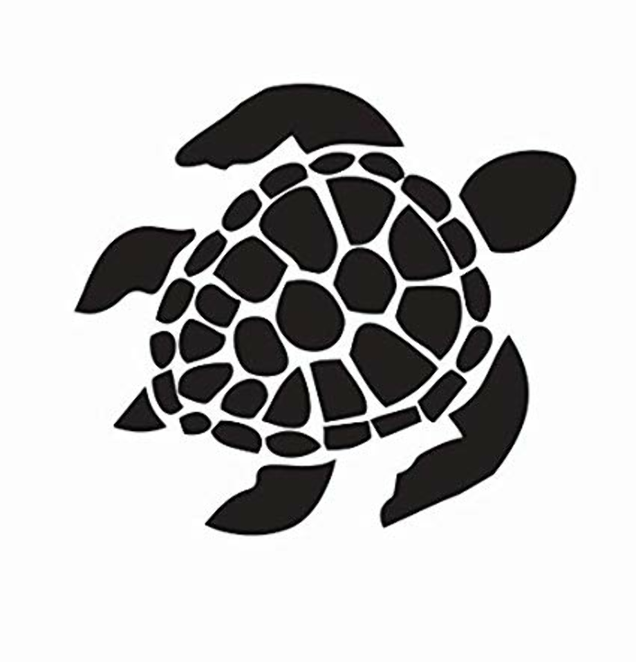 turtle logo black