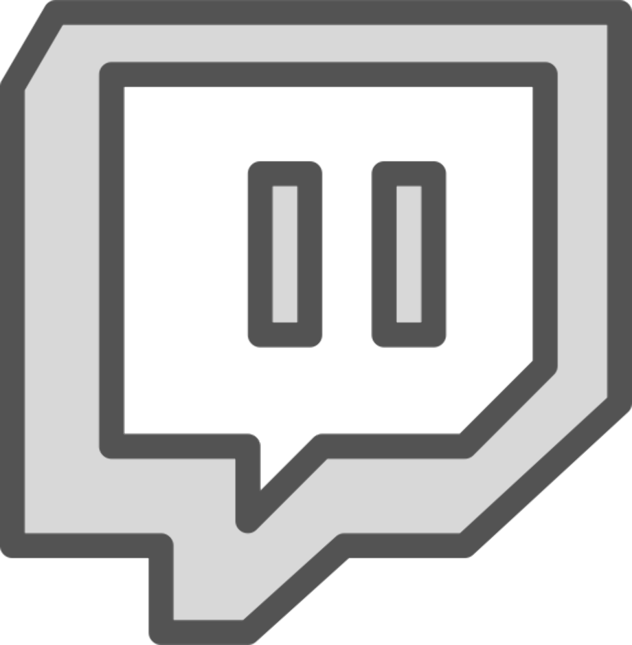 Download High Quality twitch logo png black Transparent PNG Images