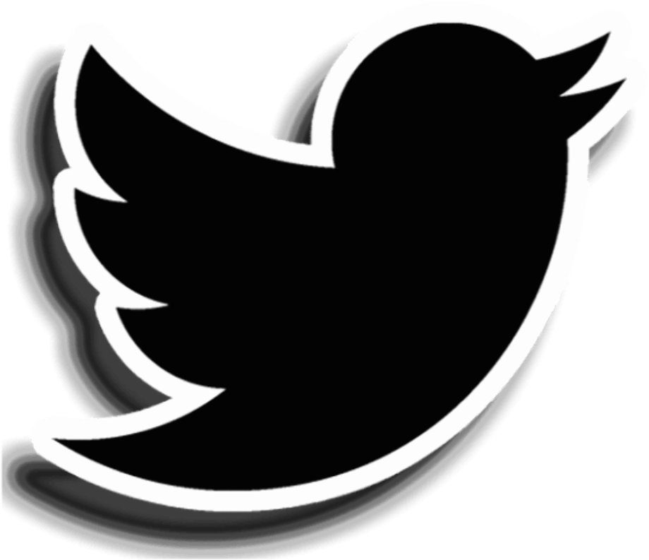transparent twitter logo dark