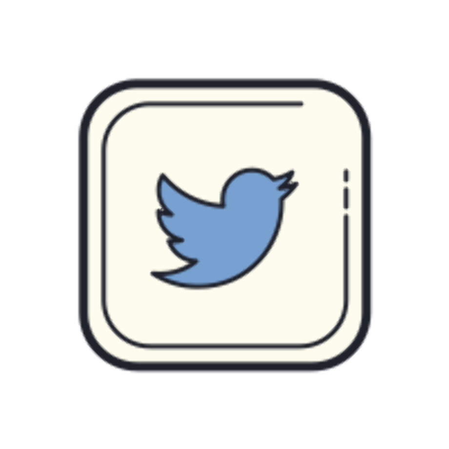 transparent twitter logo pastel