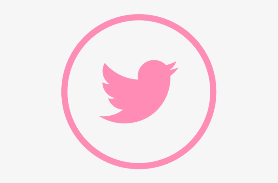 transparent twitter logo pink