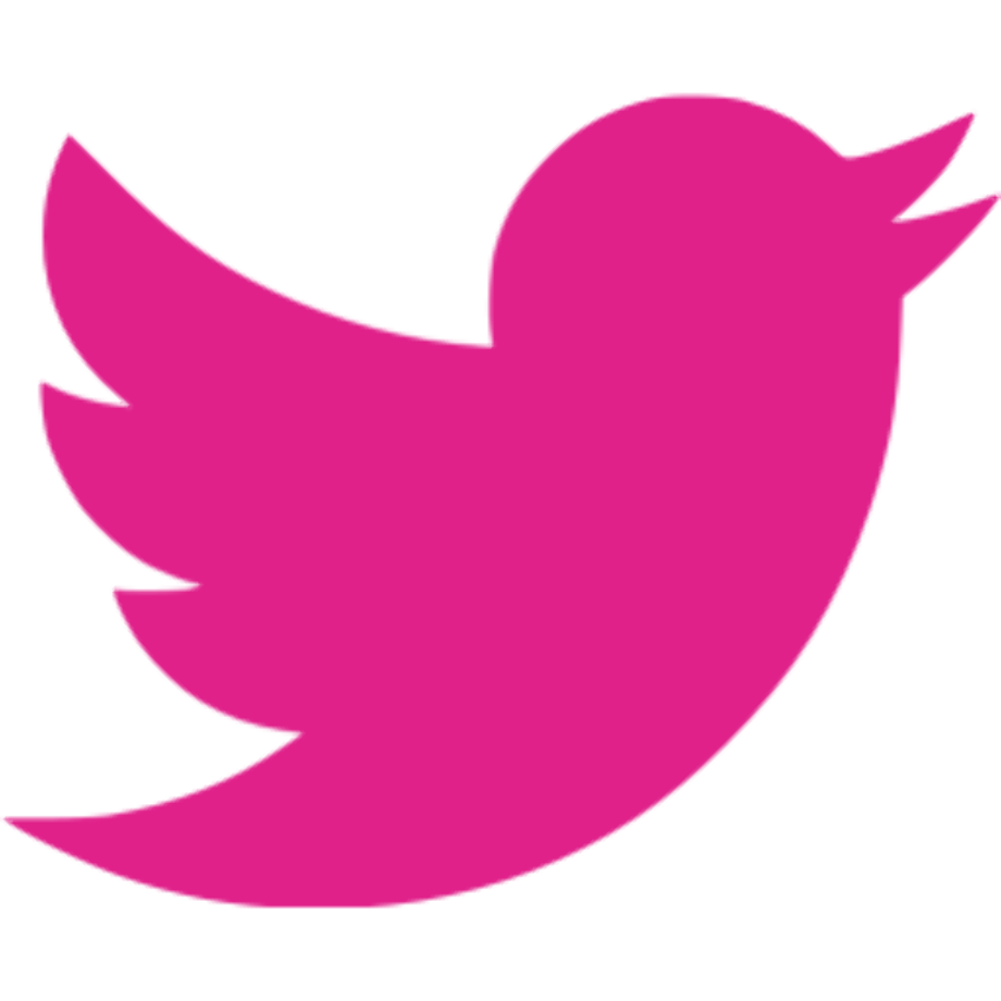 Download High Quality twitter logo pink Transparent PNG Images - Art