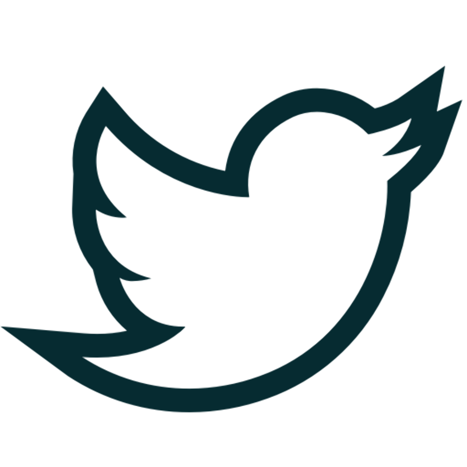 Twitter logo png outline