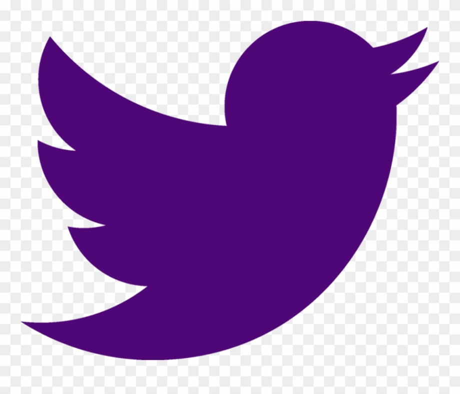 twitter logo png purple