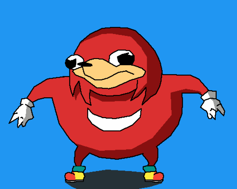 Download High Quality ugandan knuckles clipart animation Transparent ...