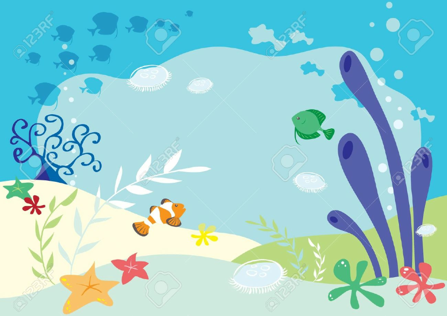 under the sea clipart background