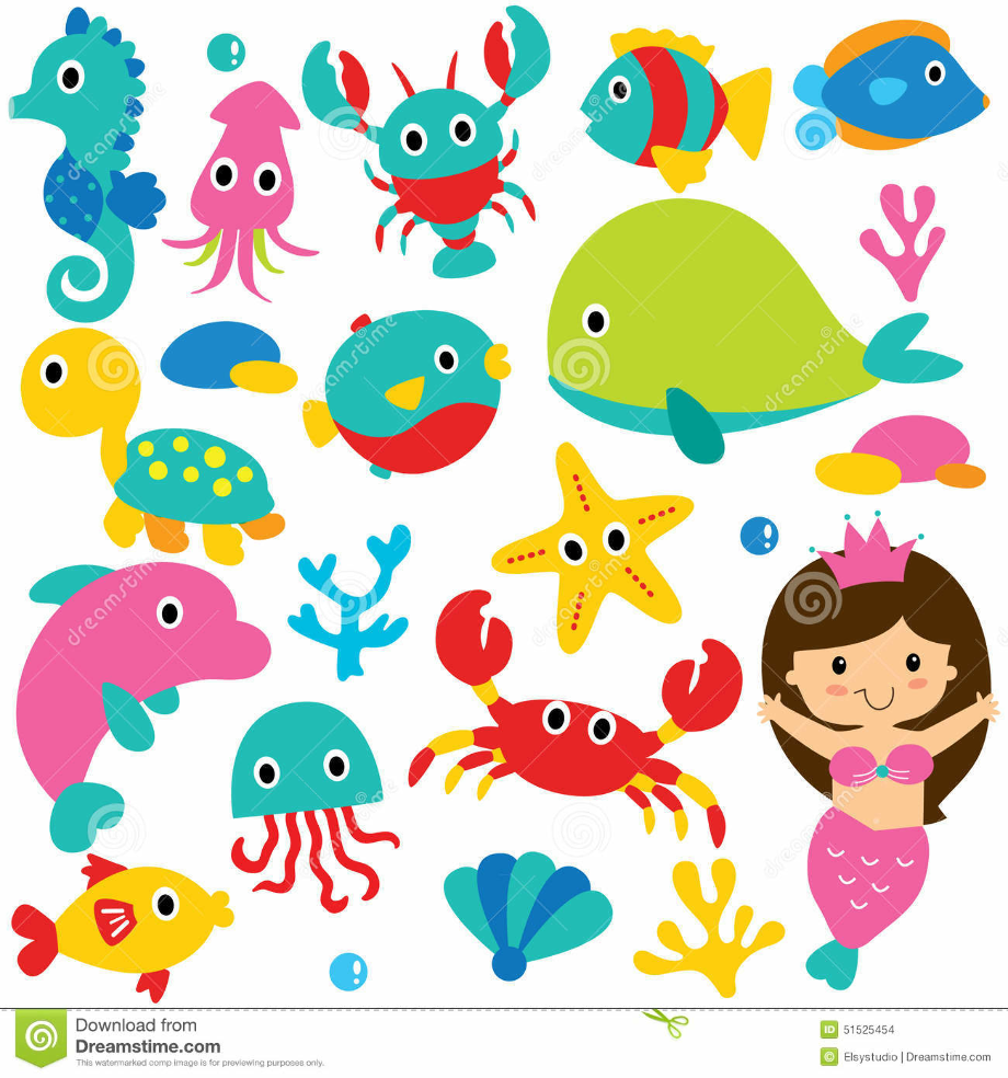 under the sea clipart animated
