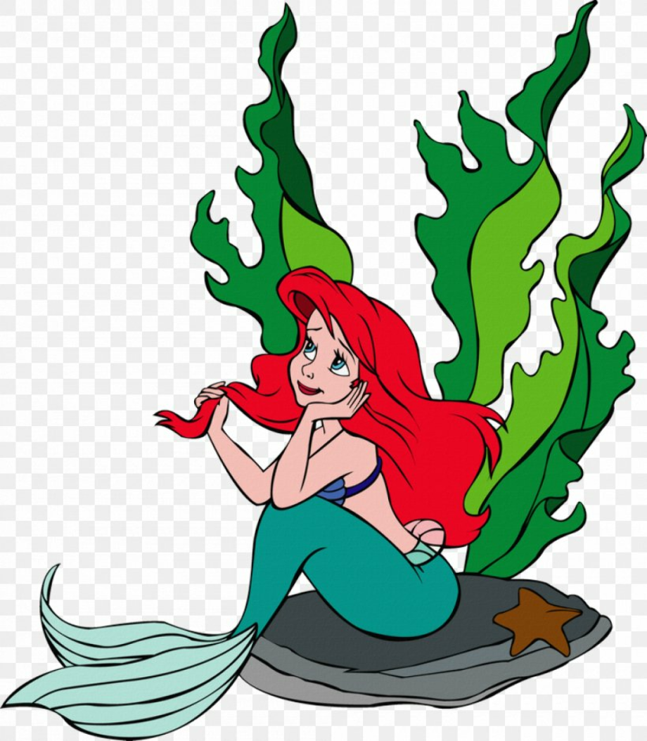 Download High Quality under the sea clipart little mermaid Transparent