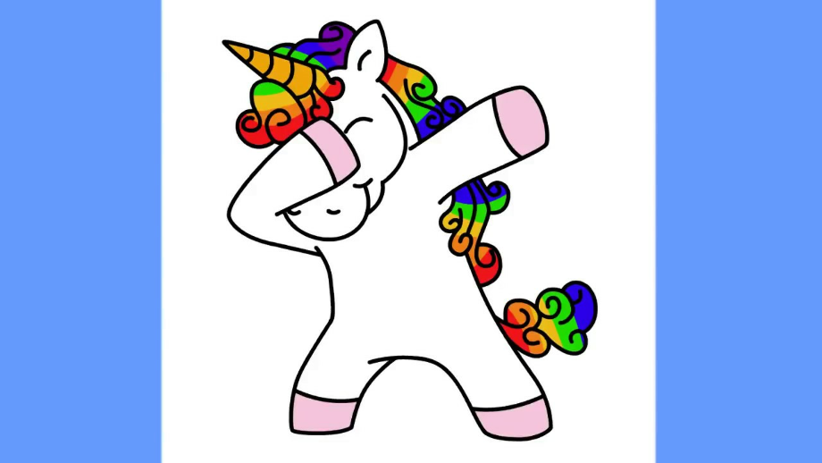 Download High Quality unicorn clipart easy Transparent PNG