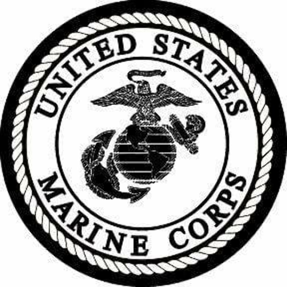 Download High Quality us marines logo black Transparent PNG Images ...