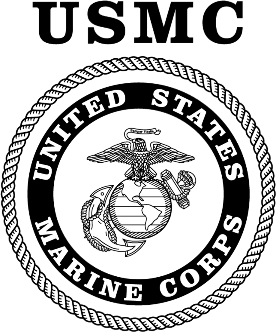 Download High Quality Us Marines Logo White Transparent Png Images