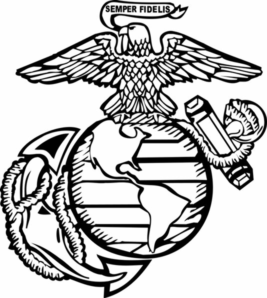 us marines logo drawing