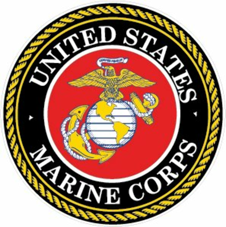 us marines logo decal