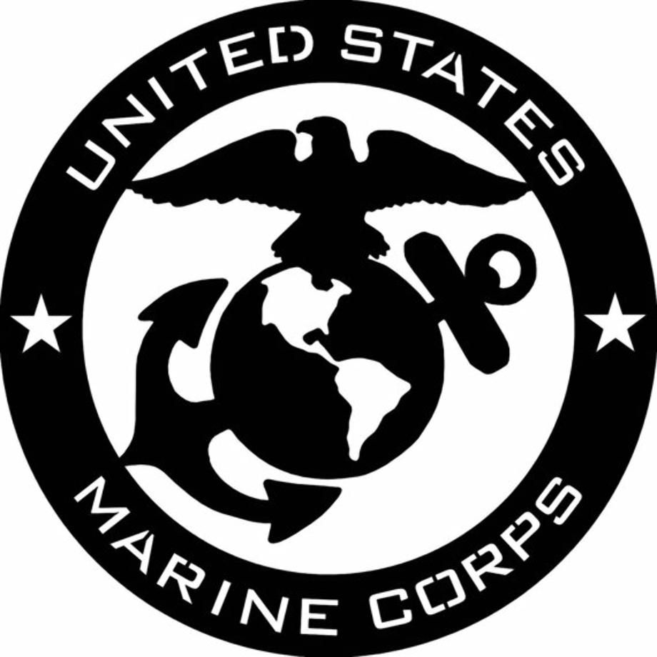 us marines logo silhouette