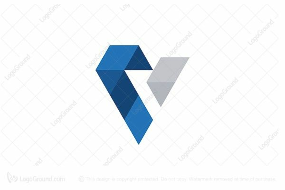 v logo abstract