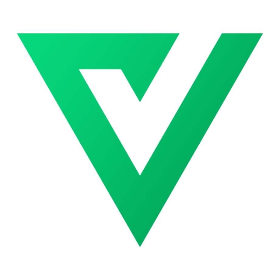 V logo green